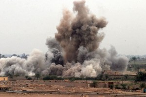 air strikes
