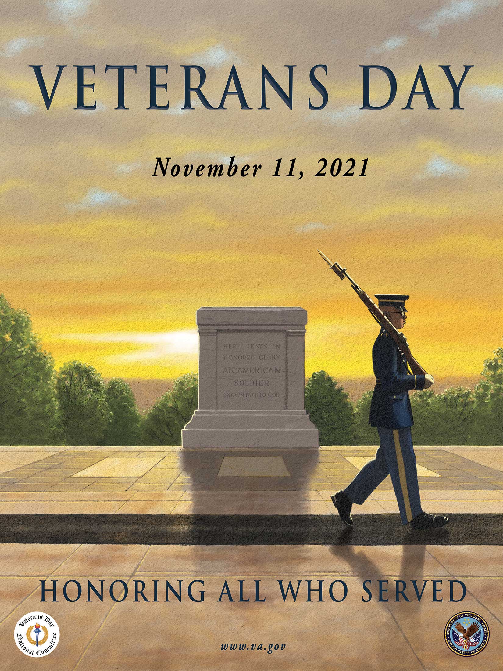 2021 National Veterans Day Poster winner