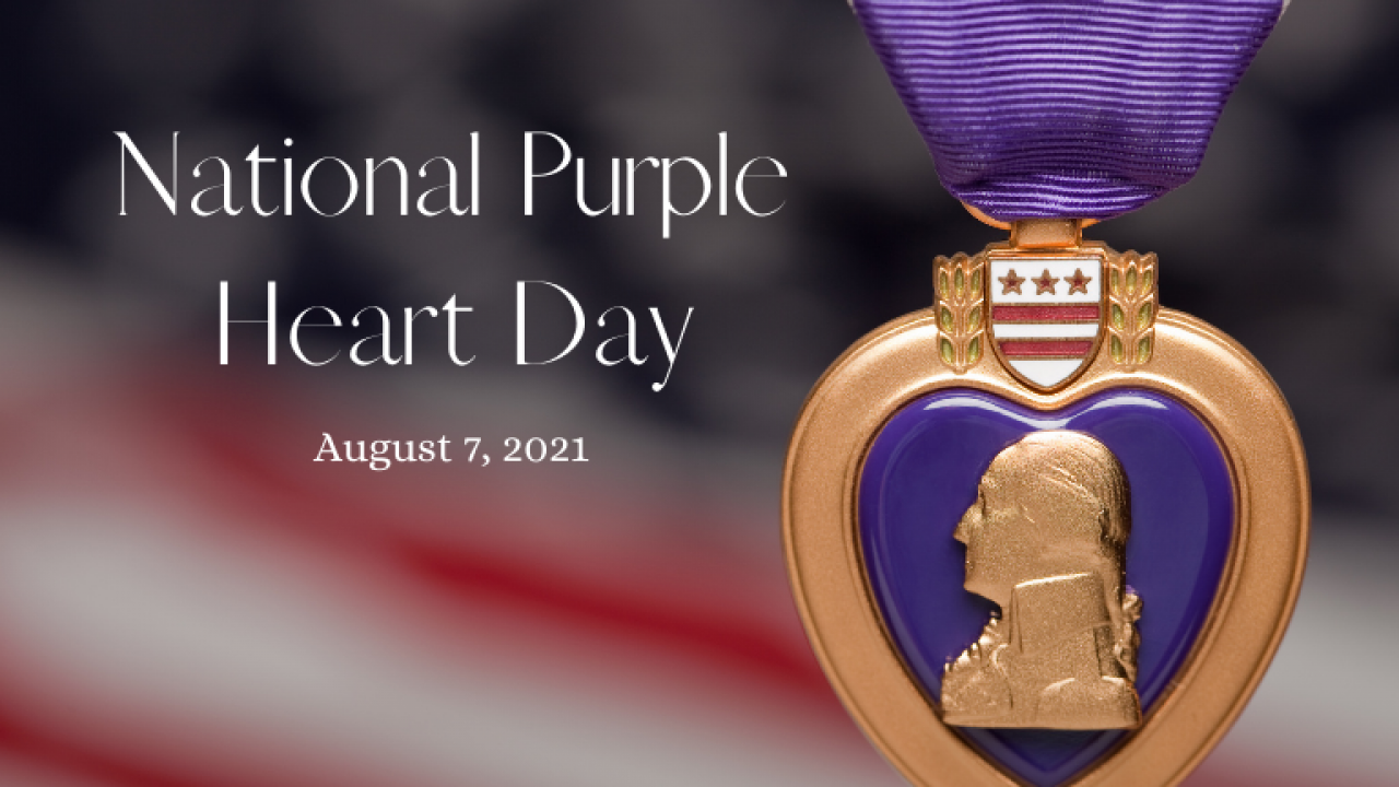 National Purple Heart Day 2021 - Military Connection, image size:1280x720