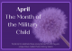 month of the military child 2021