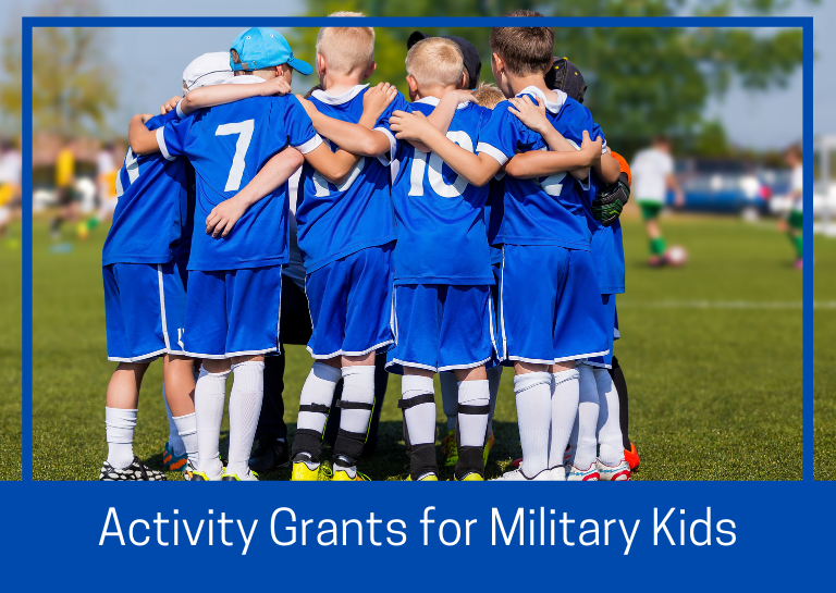 activity grants for military kids